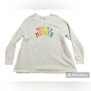 Old Navy White Nursing/Maternity Sweatshirt Size S
